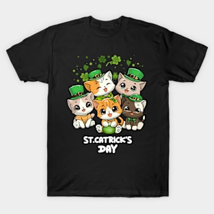 St. Catrick's Day CUTE CAT T-Shirt